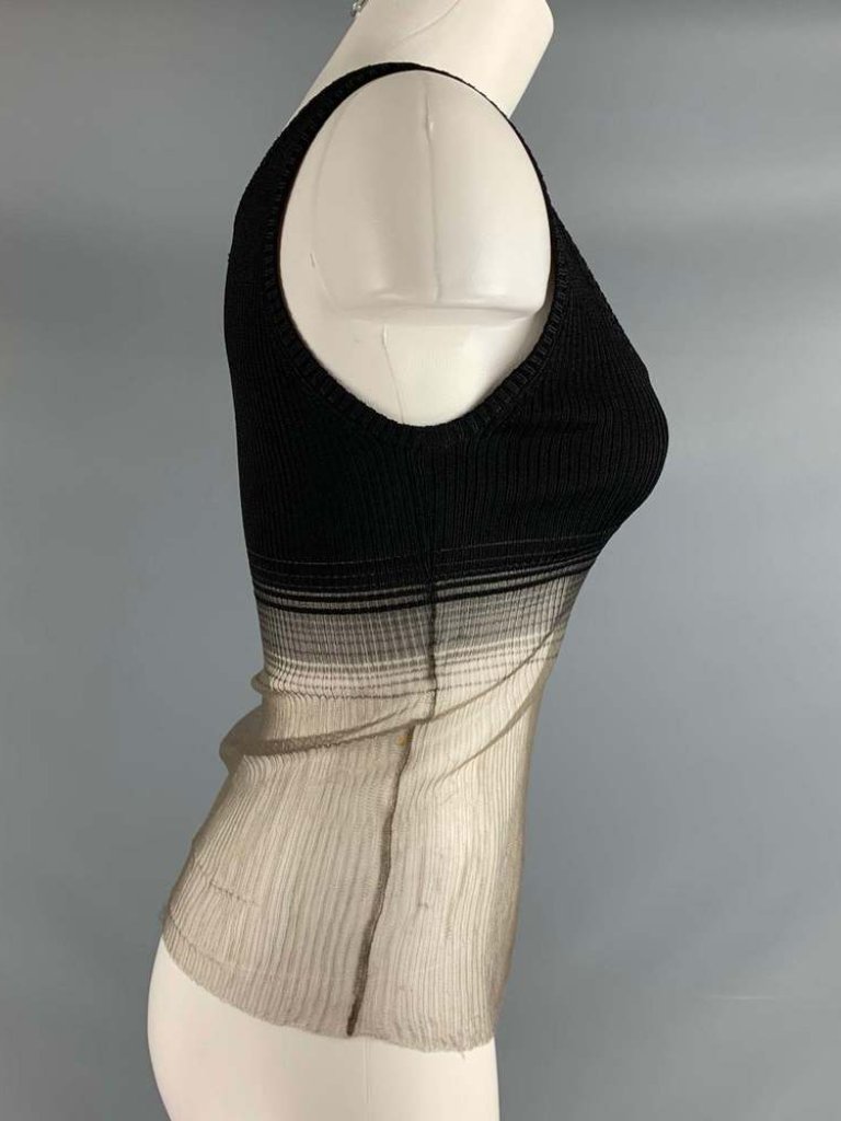 Grace Ling Evanescent Black See Through Sheer Tank Top — image 8 of 8